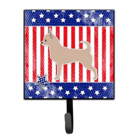 Jensendistributionservices USA Patriotic Chihuahua Leash or Key Holder MI2087090